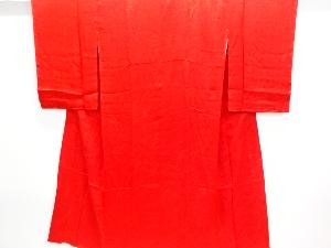 アンティーク　紋錦紗花薬玉模様織出し長襦袢